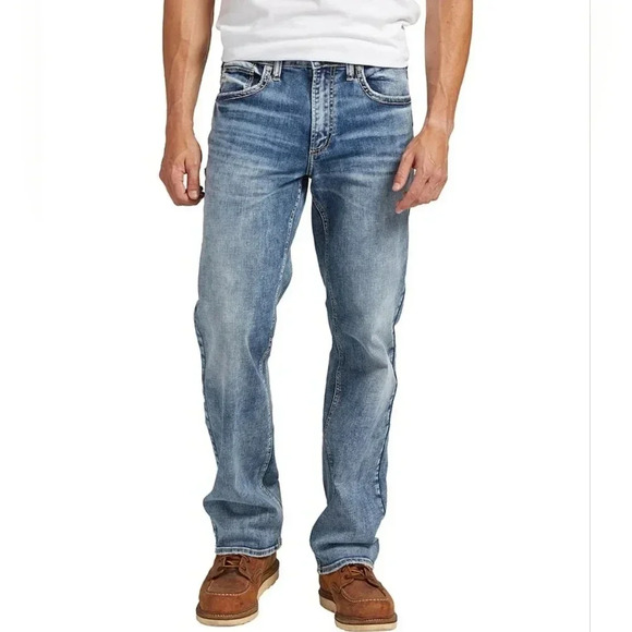 Silver Jeans Company Zac Relaxed Fit Jeans Size 32/32 - Picture 1 of 12